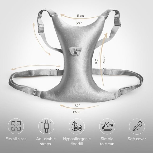 Intimia Breast Chest Pillow for Chest Wrinkles and Side Sleeping - Picture 1 of 5